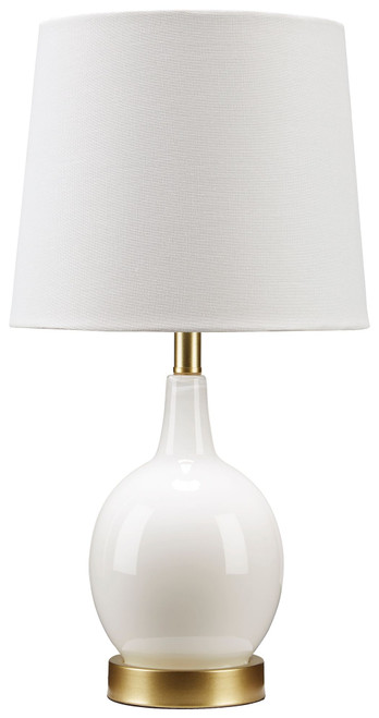 Arlomore White Glass Table Lamp (1/CN)