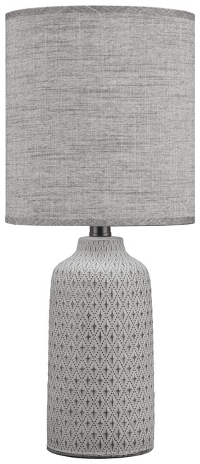 Donnford Charcoal Ceramic Table Lamp (1/CN)