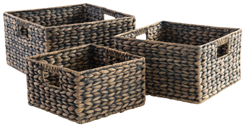 Elian Antique Gray Basket Set (3/cn)