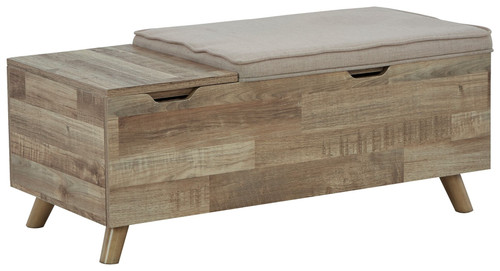 Gerdanet Beige Storage Bench