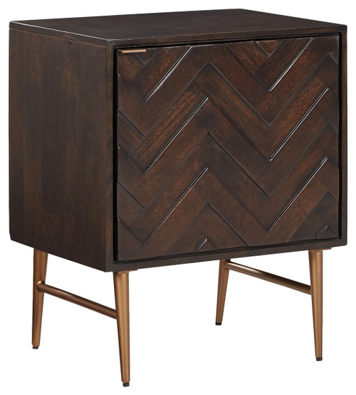 Dorvale Dark Brown Accent Cabinet