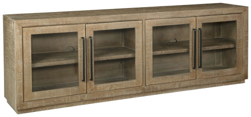 Waltleigh Distressed Brown Accent Cabinet
