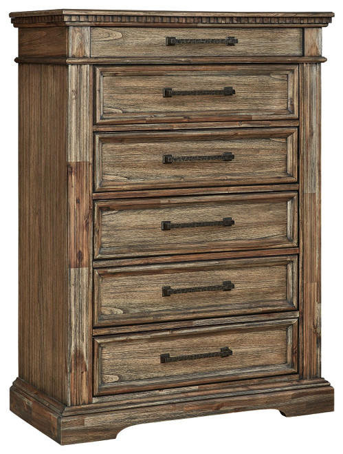 Markenburg Brown Six Drawer Chest