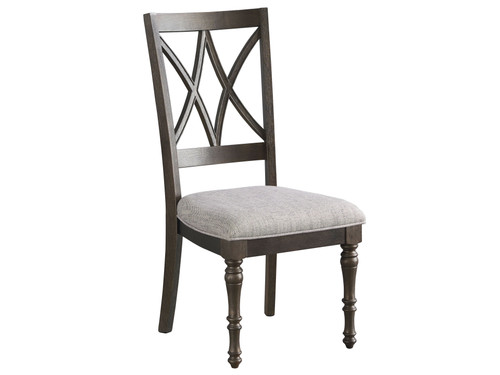 Lanceyard Grayish Brown Dining Upholstered Side Chair (2/cn)