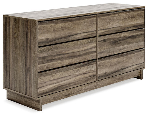 Shallifer Brown Six Drawer Dresser