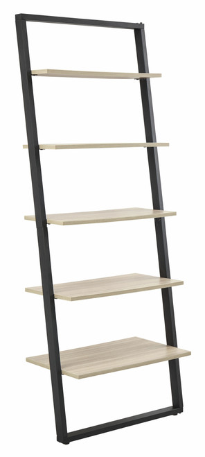 Waylowe Natural/black Bookcase