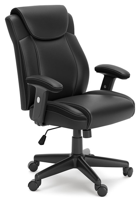 Corbindale Black Home Office Swivel Desk Chair