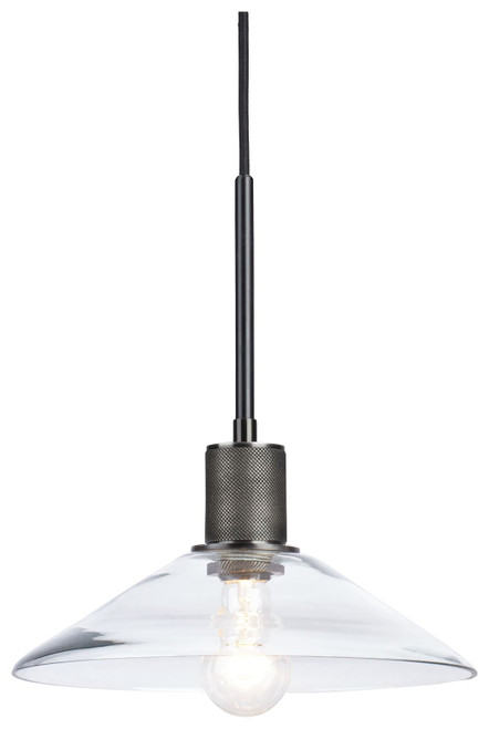 Chaness Black Glass Pendant Light (1/cn)