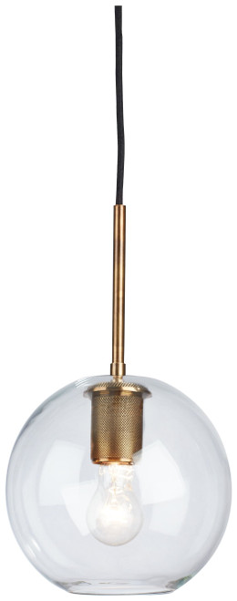 Cordunn Brass Glass Pendant Light (1/cn)