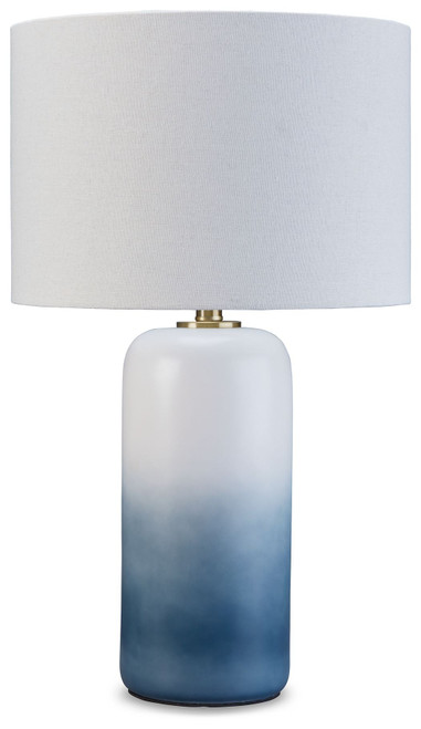 Lemrich White Ceramic Table Lamp (1/cn)