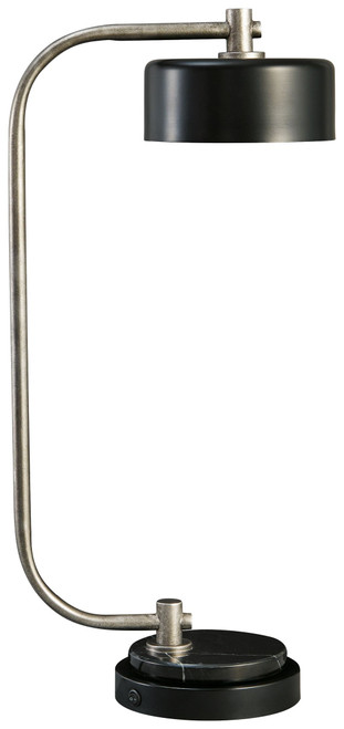 Eliridge Black/silver Finish Metal Desk Lamp (1/cn)