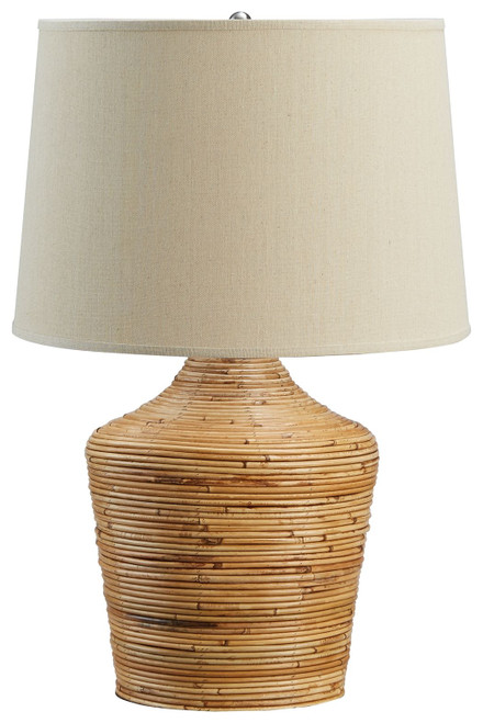 Kerrus Brown Rattan Table Lamp (1/cn)