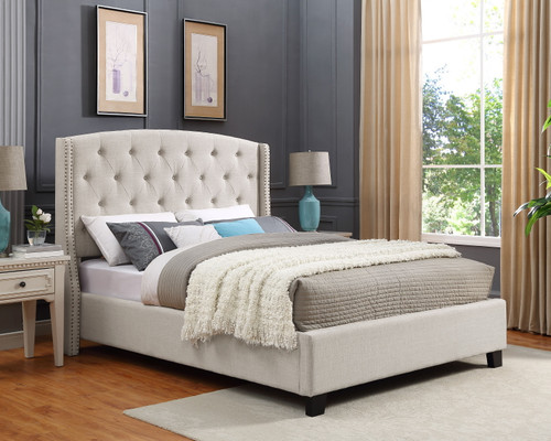 Eva King Bed White