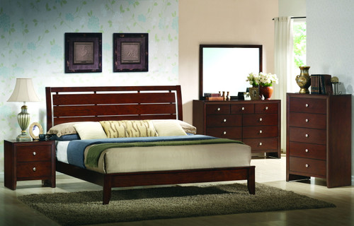 Evan King Bed Brown