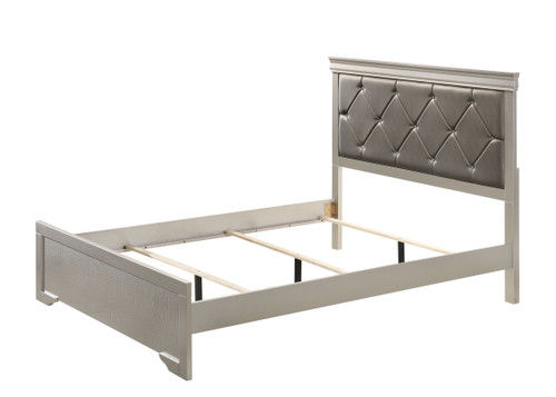 Amalia King Bed Gray