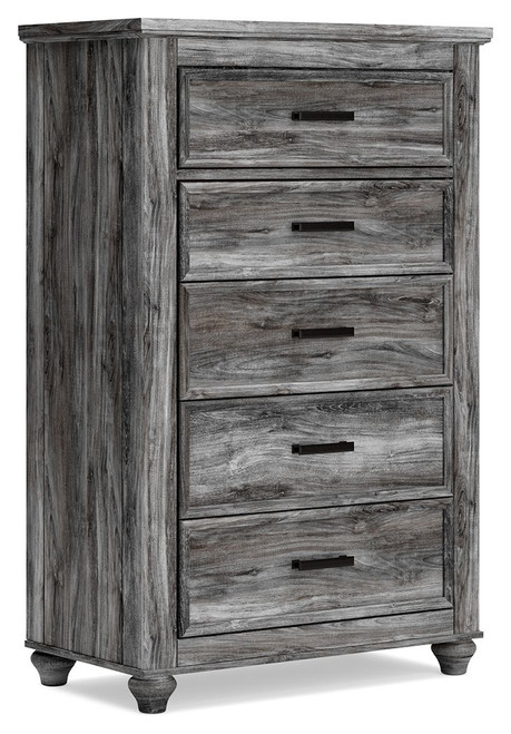 Thyven Gray Five Drawer Chest