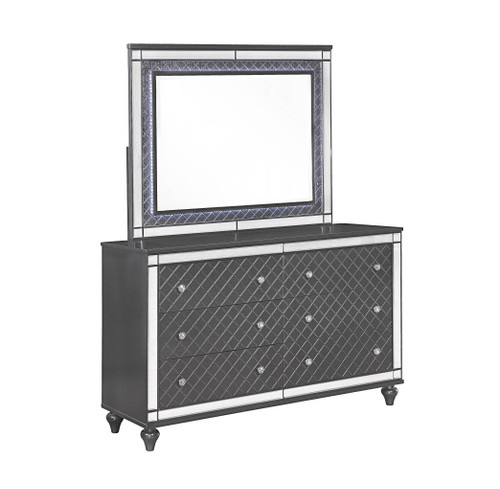 Refino Dresser, Mirror Gray