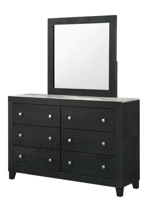 Cadence Dresser, Mirror Black