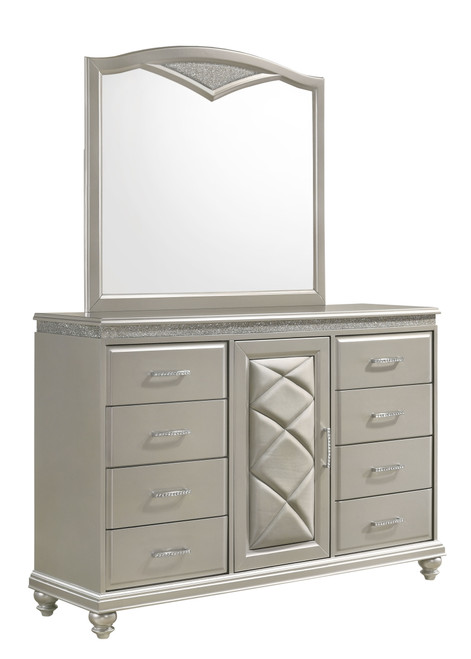 Valiant Dresser, Mirror Gray