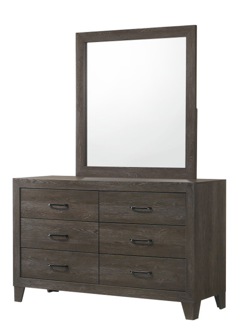 Hopkins Dresser, Mirror Brown