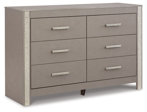 Surancha Gray Six Drawer Dresser