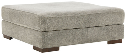 Bayless Smoke Oversized Accent Ottoman