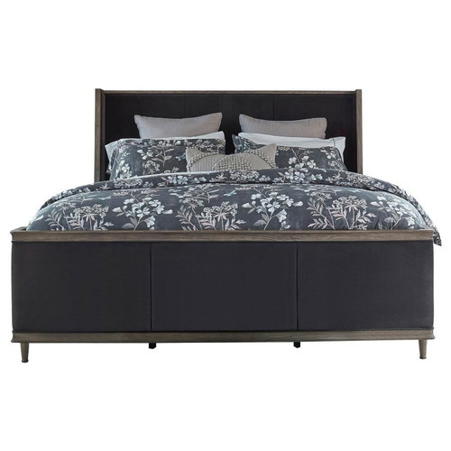 Alderwood Eastern King Bed Gray