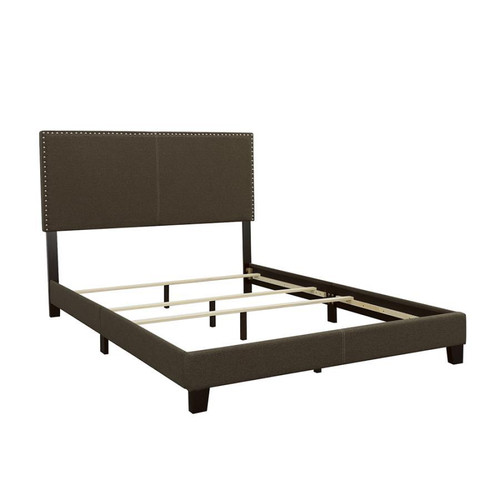 Boyd Upholstered Bed Eastern King Gray