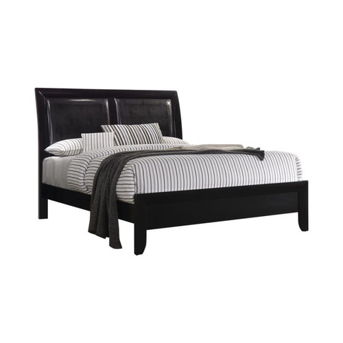 Briana Eastern King Bed Wood