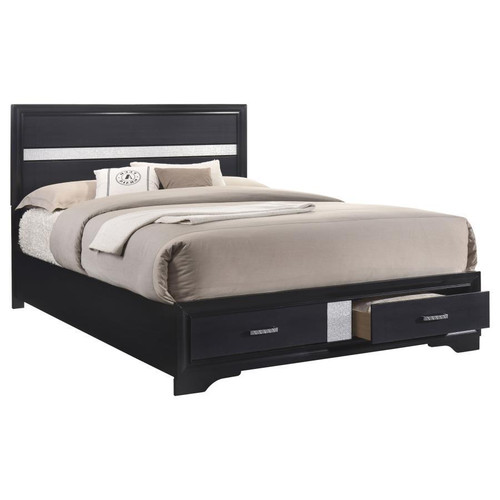 Miranda Eastern King Bed Black