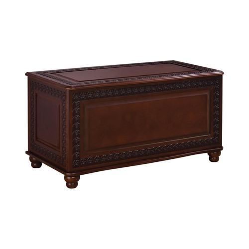 Finlay Flip Open Storage Cedar Chest Brown