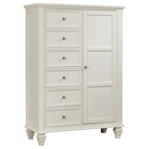 Sandy Beach Chest 61" White