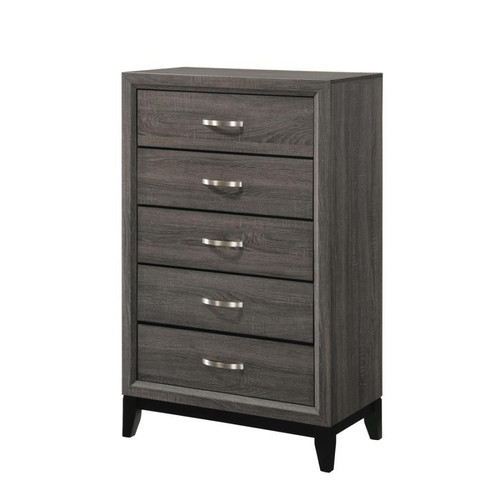 Watson 5-Drawer Chest Grey