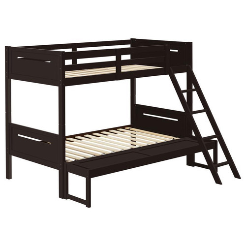 Littleton Twin over Full Bunk Bed Brown