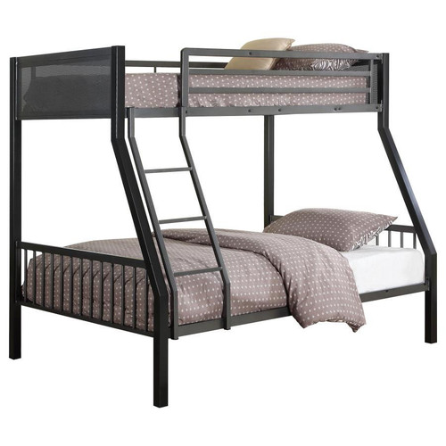 Meyers Twin over Full Bunk Bed Gray