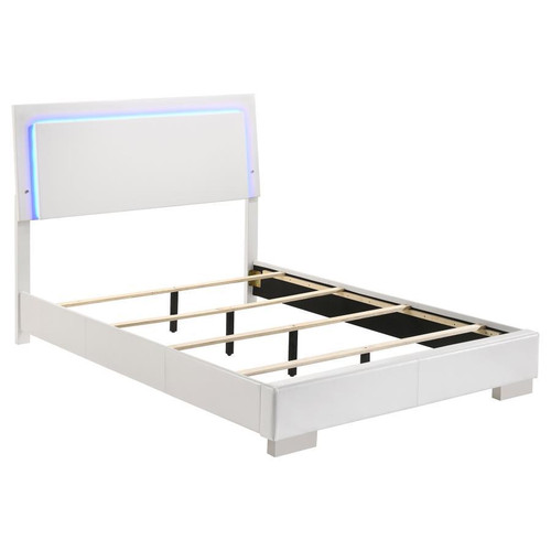 Felicity Full Bed White