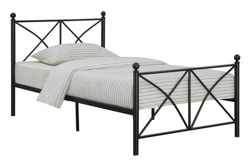 Hart Metal Full Platform Bed Black