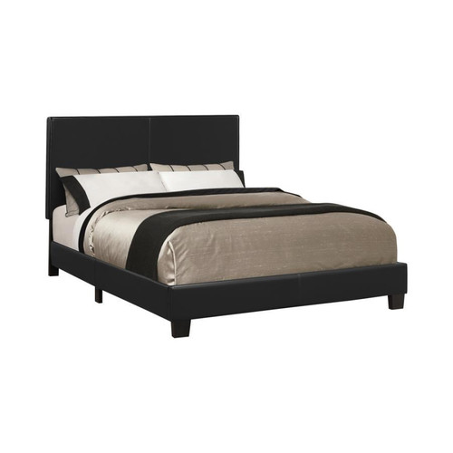 Mauve Upholstered Bed Full Black