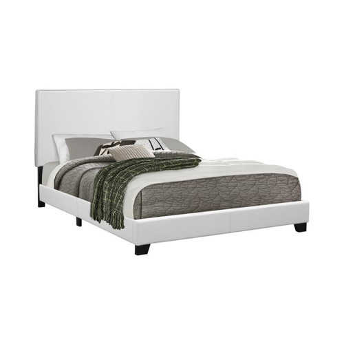 Mauve Upholstered Bed Full White