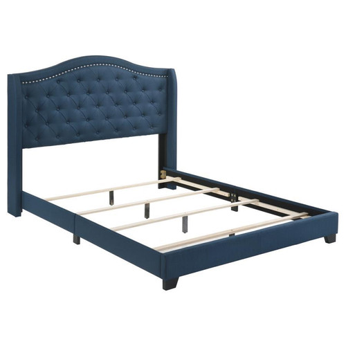 Sonoma Upholstered Bed Full Blue