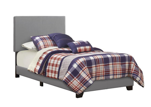 Dorian Upholstered Bed Twin Gray