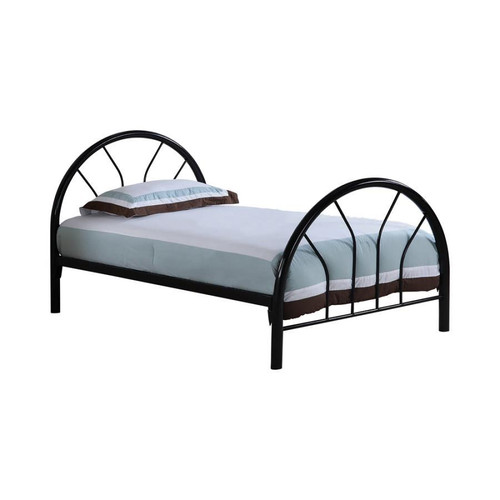 Marjorie Metal Twin Bed Black