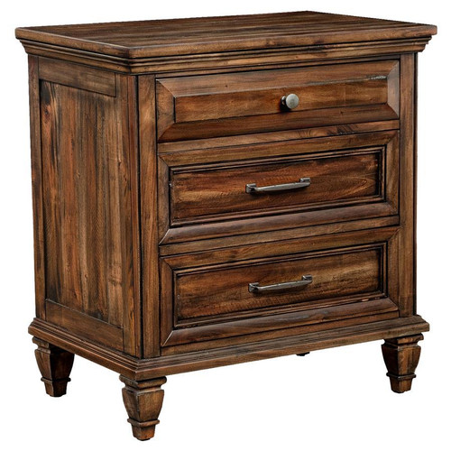 Avenue Nightstand Dark Brown