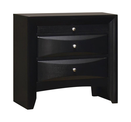 Briana Nightstand Black