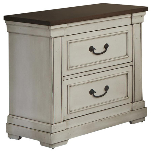 Hillcrest 2-Drawer Nightstand White