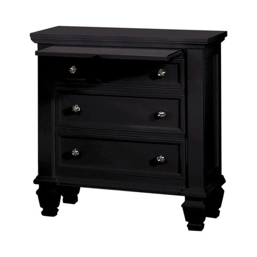 Sandy Beach Nightstand Black