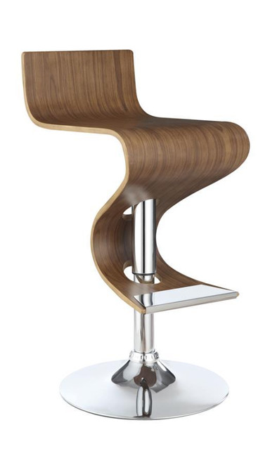 Covina Adjustable Bar Stool Brown