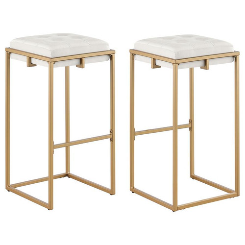 Nadia Bar Stool (Set of 2) Beige