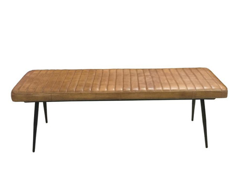 Misty Cushion Side Bench Brown