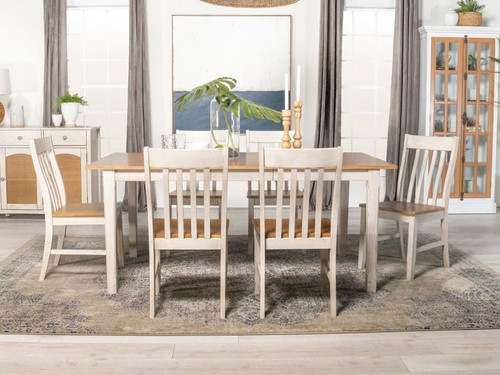 Kirby Dining Table 5 Piece Set White